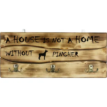 Věšák Věšák Art-Dog dub rustikální dřevěný závěsný 60x25,5 cm