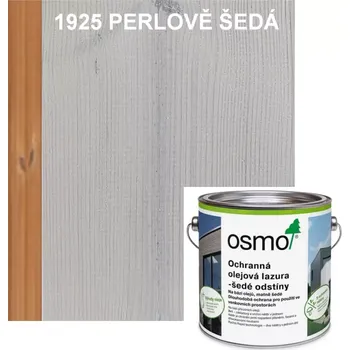 Olej na dřevo OSMO ochranná olejová lazura - odstín 1925 PERLOVĚ ŠEDÁ (OSMO Barvy na dřevo venku)