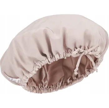 Čepice Hedvábná čepice na spaní Almania, čepice z hedvábí 100% hedvábí - rose gold