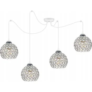 Závěsné svítidlo Light Home Spider Crystal 4 - světelný bod E27