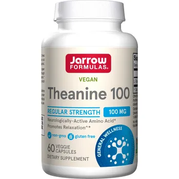 Zdraví Jarrow Formulas Jarrow L-Theanine, 100 mg, 60 rostlinných kapslí