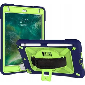 Pouzdro na mobilní telefon Pouzdro pro iPad Pro 6/5 9.7" s podstavcem a popruhem na rameno, tmavě modré