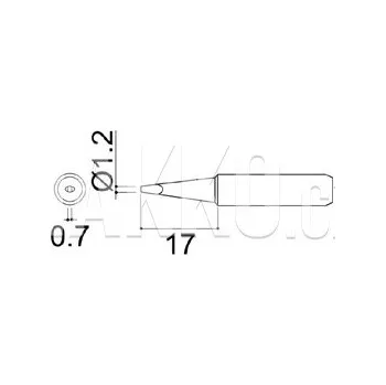 Pájecí hrot Pájecí hrot 900M-T-1.2D - 102000283