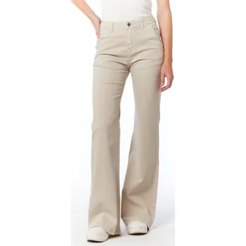 Dámské džíny Kalhoty džínové WIDE LEG 3D-8056 barva: bílá, velikost: L