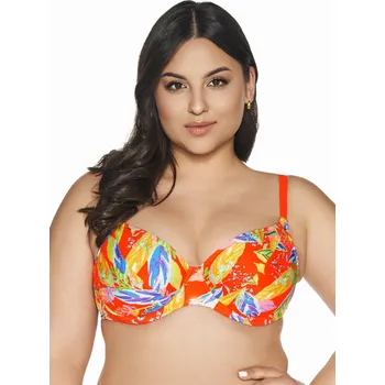 Dámské plavky PLAVKOVÁ PODPRSENKA SK 227 VIVID ORANGE MAXI ŽIVÁ ORANŽOVÁ 80J