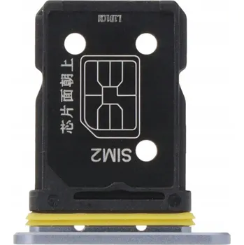 Šuplík / Držák SIM karty pro Realme GT2 Pro Dual SIM, černý, ORG