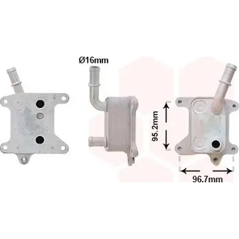 Motor automobilu Olejový chladič, motorový olej VAN WEZEL 15013701