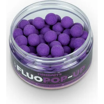 Boilies MIKBAITS - Plovoucí boilies MINI FLUOPOP-UP 100ml 10mm PIKANTNÍ ŠVESTKA