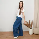 Dámské světle modré široké denim kalhoty Velikost: S