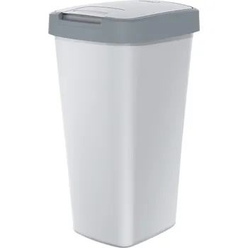 Odpadkový koš Prosperplast Compacta Q Flap 25 l odpadkový koš popelavý/světle šedé víko