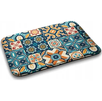 Koupelnová předložka Koupelnová předložka s protiskluzovou gumovou vrstvou - Vzor Azulejo