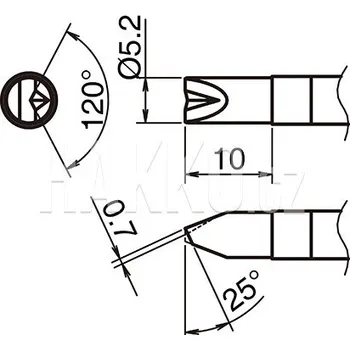 Pájecí hrot Pájecí hrot HAKKO T39-DR52 - 107005161