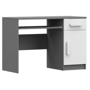 Dětský stůl Nábytek PEGAS s.r.o. Psací stůl SMYK II - 08, Šedá/Bílá/Bílá