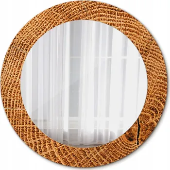 Zrcadlo Zrcadlo na líčení nástěnné, dubové dřevo, 60 cm