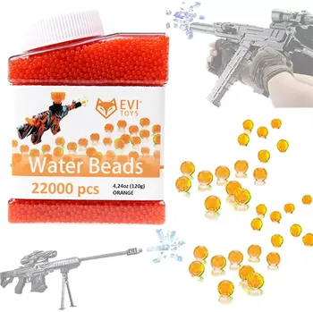 7-8mm oranžové gelové náboje 22000 pro pistole a pušky