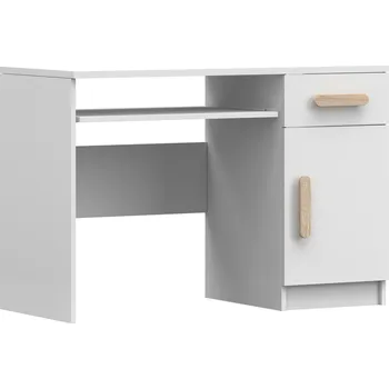 Psací stůl Psací stůl SMYK I - 08, Bílá Mat/Sonoma