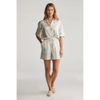 Dámské kraťasy ŠORTKY GANT REL FLORAL PRINT SHORTS PUTTY