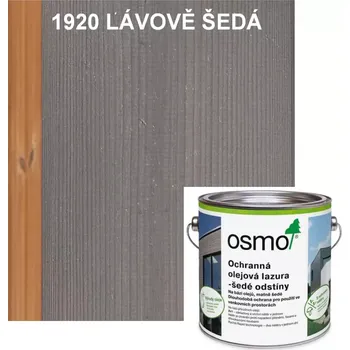 Olej na dřevo OSMO ochranná olejová lazura - odstín 1920 LÁVOVĚ ŠEDÁ (OSMO Barvy na dřevo venku)