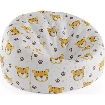 Sedací pytel Sablio Sedací vak Cocoon Tygřík - 75 x 45 x 35 cm
