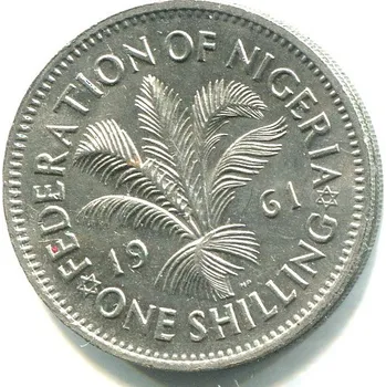 Sběratelství NIGÉRIE. 1 shilling 1961.