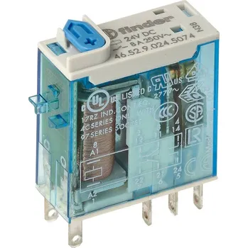 Relé Finder 46.52.9.024.5074, 46.52.9.024.5074 zátěžové relé, 8 A, 1 ks