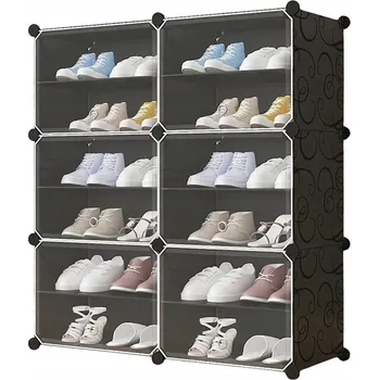 Botník Gockowiak 88 x 94,5 x 32 cm černá