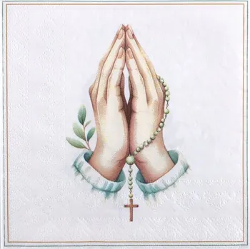 Papírový ubrousek PAPÍROVÉ UBROUSKY PRVNÍ SVATÉ PŘIJÍMÁNÍ 33 X 33 CM 20 KS