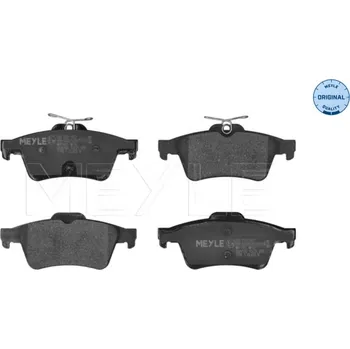 Brzdová destička Sada brzdových destiček, kotoučová brzda MEYLE 025 252 1817