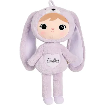 Panenka Lilkový Králík 50 cm - Panenka Metoo se jménem dítěte k prvním narozeninám