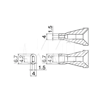 Pájecí hrot Odpájecí hrot N60-08 - 102002848