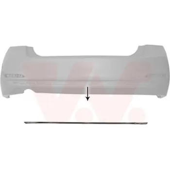 Lišta karosérie Ozdobná / ochranná lišta, nárazník VAN WEZEL 0693551