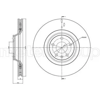 Brzdový kotouč Brzdový kotouč METELLI 23-0868C