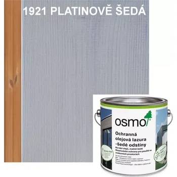 Olej na dřevo OSMO ochranná olejová lazura - odstín 1921 PLATINOVĚ ŠEDÁ (OSMO Barvy na dřevo venku)