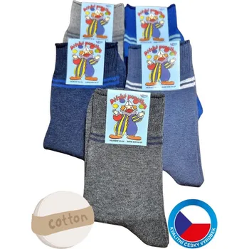 Dětské termo ponožky Dětské ponožky bavlněné kluk 31-34 (21-22cm)