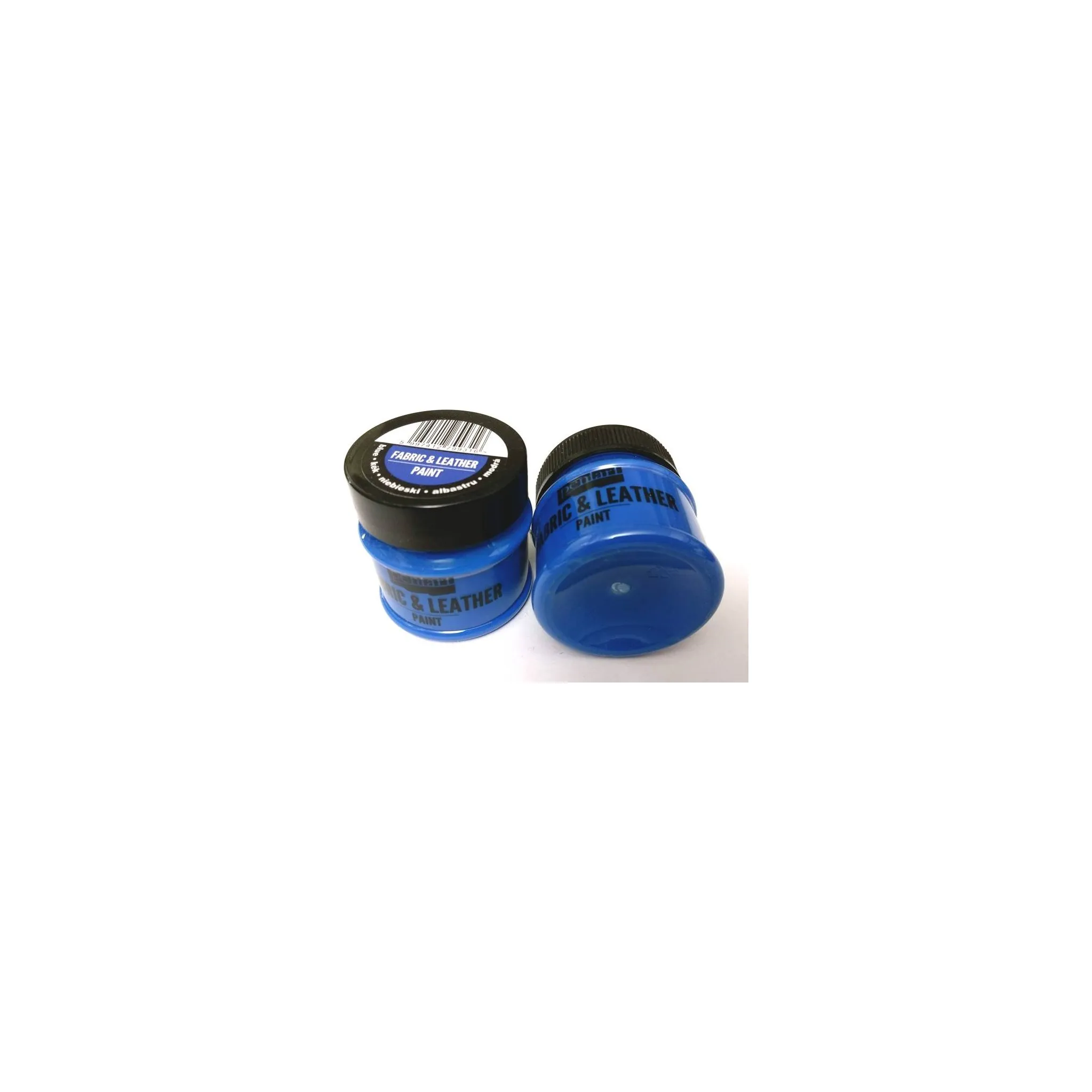 Fotografie 2 - Speciální výtvarná barva Pentart Barva na kůži a textil 50 ml modrá 34816