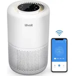 Inteligentní čistička vzduchu CORE 200S Smart Levoit (Čistička vzduchu HEPA filtr pro alergiky, vzduchový filtr proti plísním, prachu, pylům, pachům, CADR 170 m³/h až 35 ㎡ kuřácké pokoje, Air Purifier, režim spánku, noční světlo, časovač, ovládání)