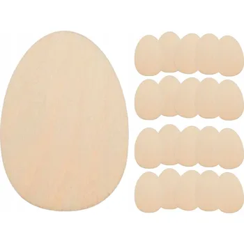 Velikonoční dekorace VEJCE Dřevěné dekorace vajíčko Velikonoce dekorace dekorace na vajíčka 20 kusů k malování