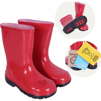 Pracovní obuv Červené holínky OLI LEMIGO velikost 21 EU