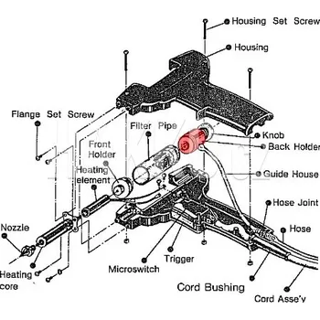 Páječka Zadní kryt s O-kroužkem 481-102 - 102000080