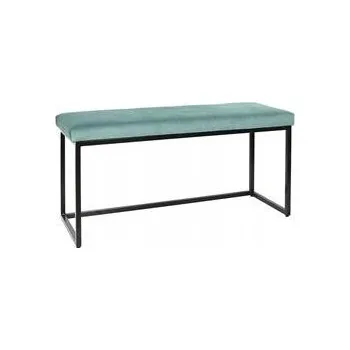 Čalouněná lavice Intesi 100 x 49 x 39 cm modrá