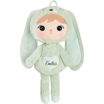 Panenka Šalvějový Králíček 50 cm - Panenka Metoo s jménem dítěte k prvním narozeninám
