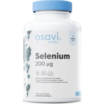 Osavi Selenium L-Selenomethionine, 200 mcg, 120 veganských kapslí