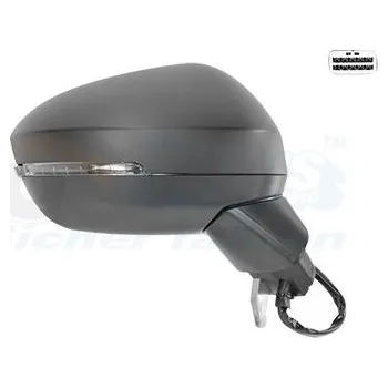 Auto zrcátko Vnější zpětné zrcátko VAN WEZEL 3376808
