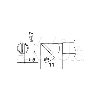 Pájecí hrot Pájecí hrot T15-KL - 102001603