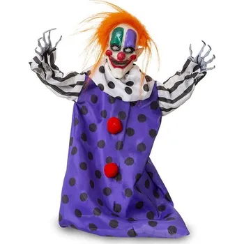 Závěsný klaun se světlem a zvukem My Other Me (39 x 35 x 5 cm)