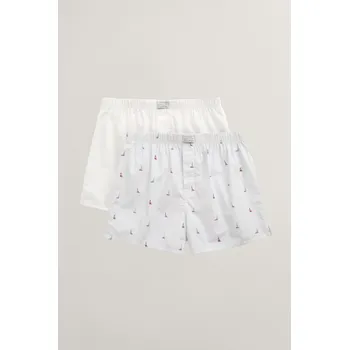 Boxerky SPODNÍ PRÁDLO GANT BOXER SHORTS 2-PACK LIGHT BLUE