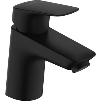 HANSGROHE Logis 70 Umyvadlová Baterie Stojánková 71071670 (Černá Matná), Bez Výpusti, Výška 13,8 cm, EcoSmart, AirPower, Hladké Tělo