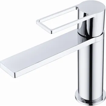 Vodovodní baterie Stojánková umyvadlová baterie Gamma Simba, stříbrná