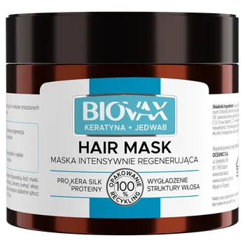 Vlasová regenerace L'biotica Biovax Biovax maska na vlasy, 250 ml