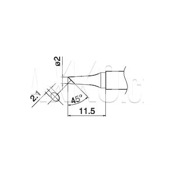 Pájecí hrot Pájecí hrot T15-BC2 - 102001573